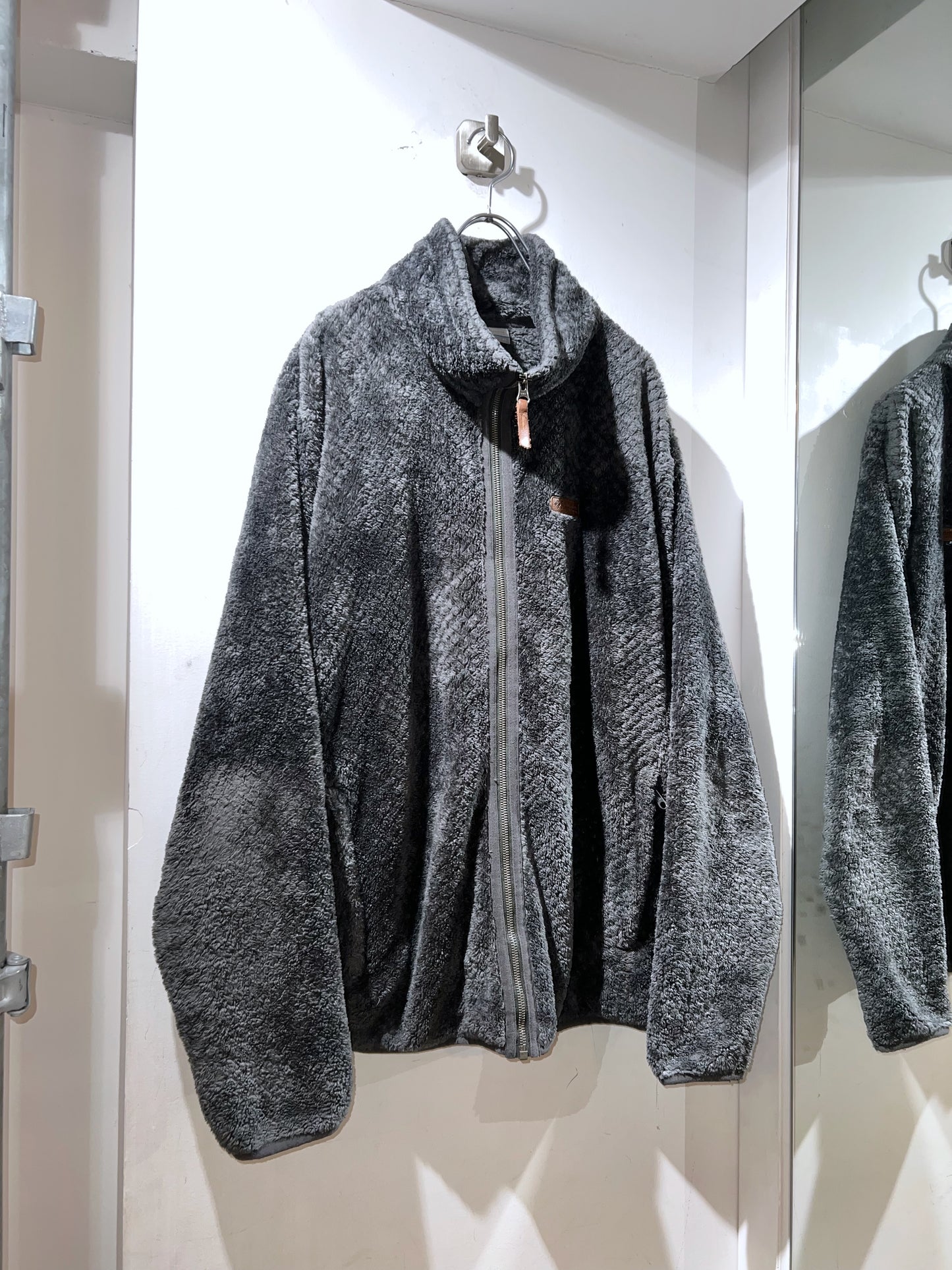 Columbia Grey Fleece Zip-Up Jacket