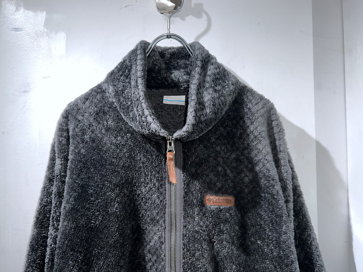 Columbia Grey Fleece Zip-Up Jacket