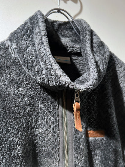 Columbia Grey Fleece Zip-Up Jacket
