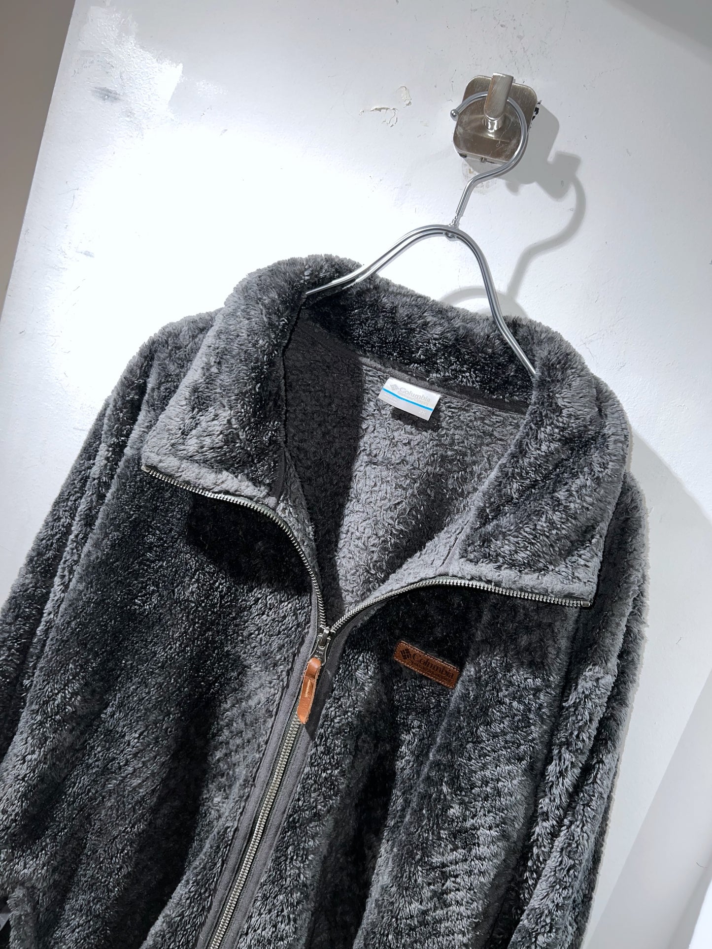 Columbia Grey Fleece Zip-Up Jacket