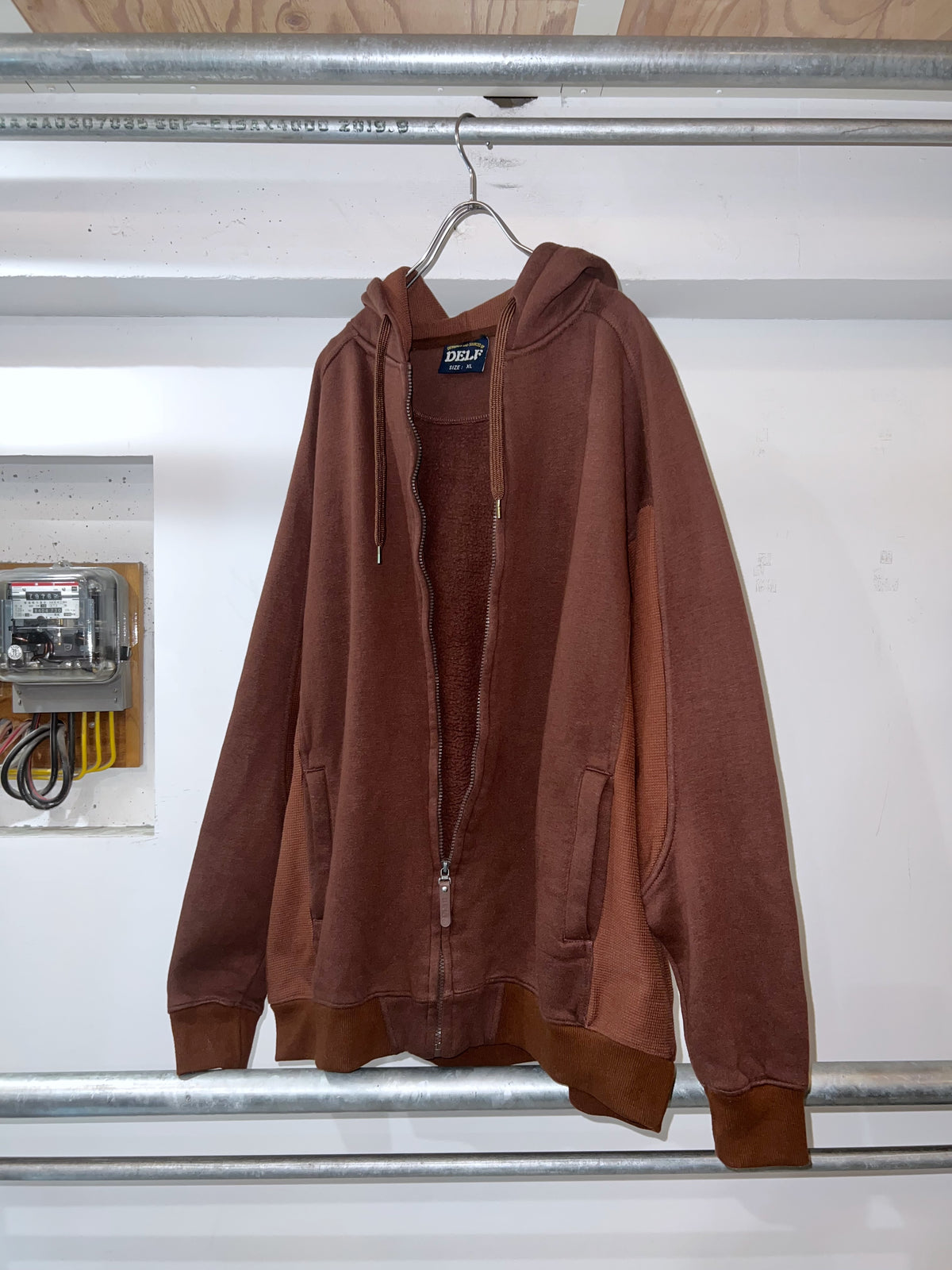 00s DELF Oversized Full Zip Hoodie
