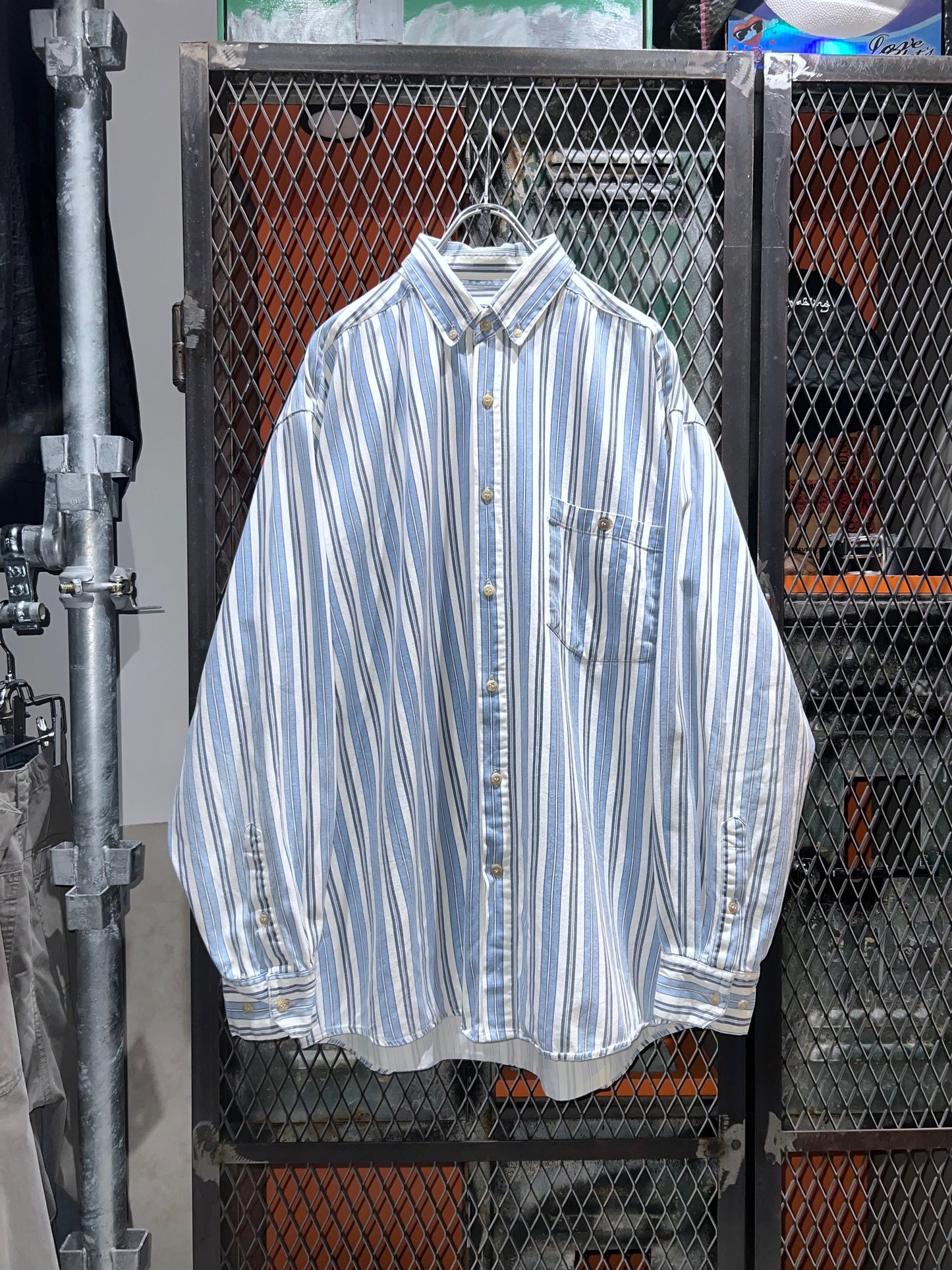 Old Cotton Multi Stripe BD Shirt