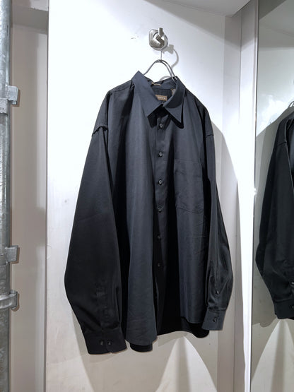 John Henry Black Microfiber Shirt