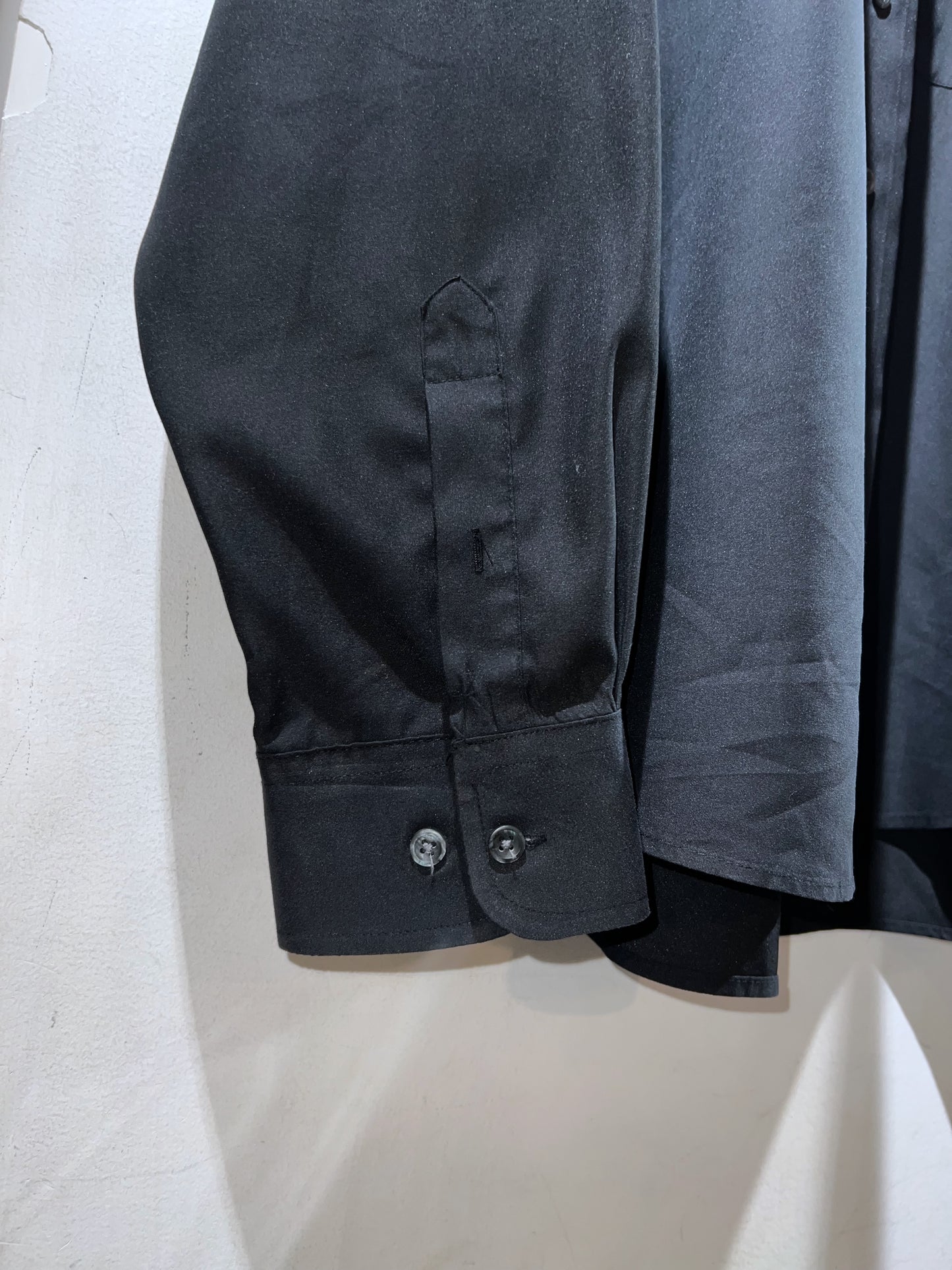 John Henry Black Microfiber Shirt