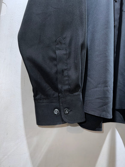 John Henry Black Microfiber Shirt