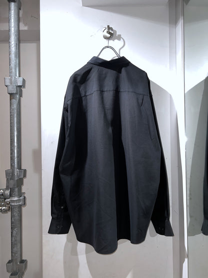 John Henry Black Microfiber Shirt