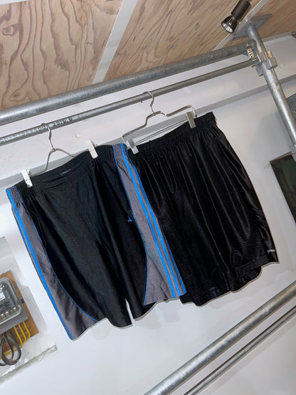 00s Gross Black Wide Court Shorts