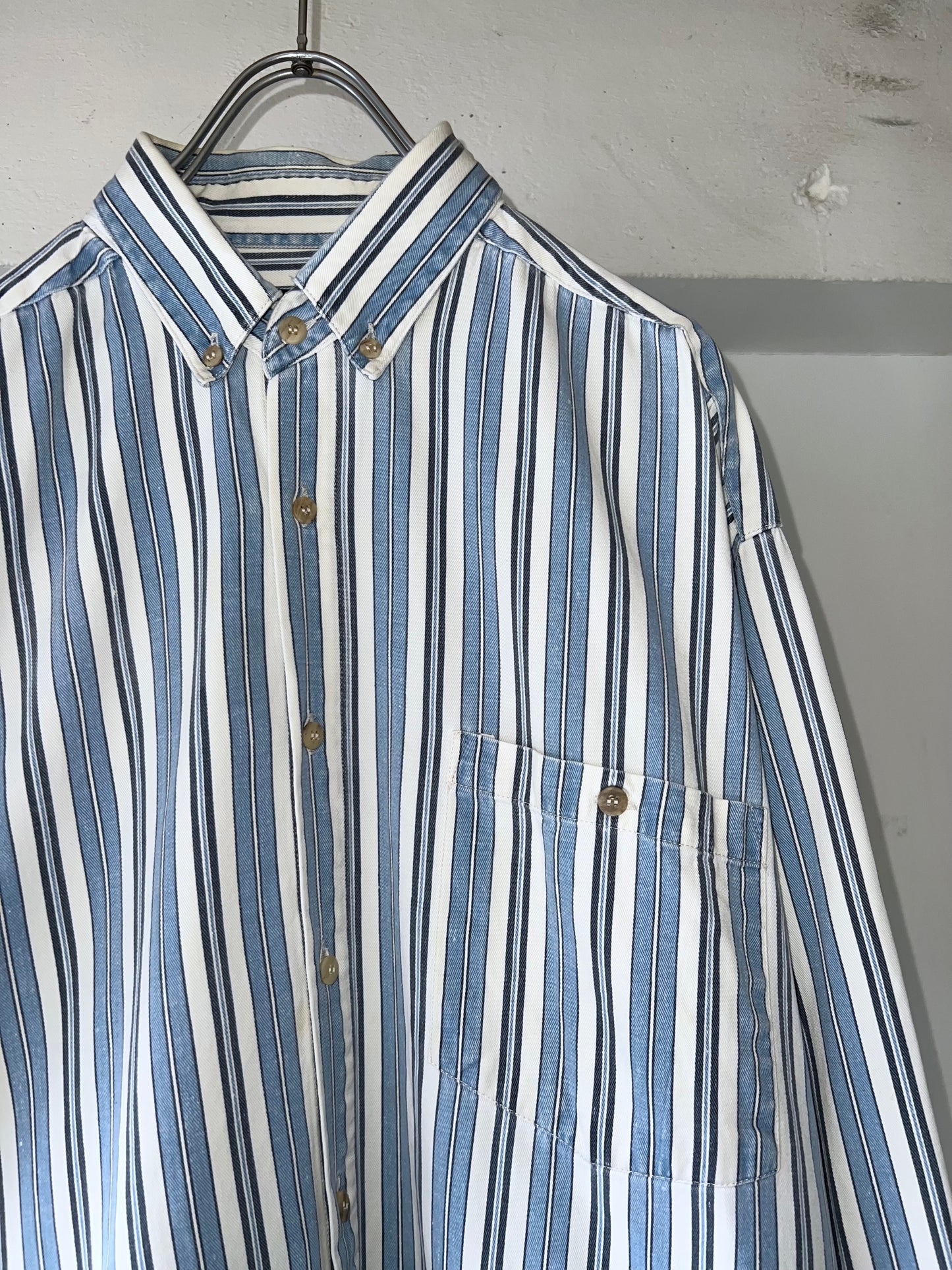 Old Cotton Multi Stripe BD Shirt