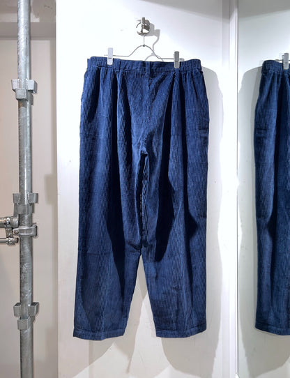 00's Deep Blue Wide Cord Trousers
