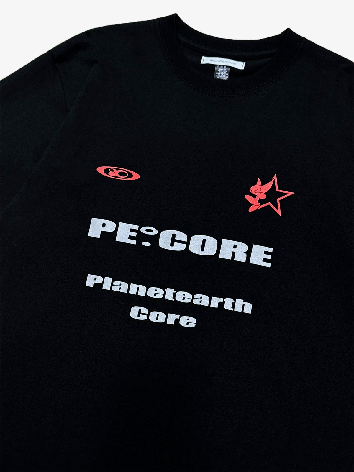 PE.°CORE DISTRESSED LOGO TEE