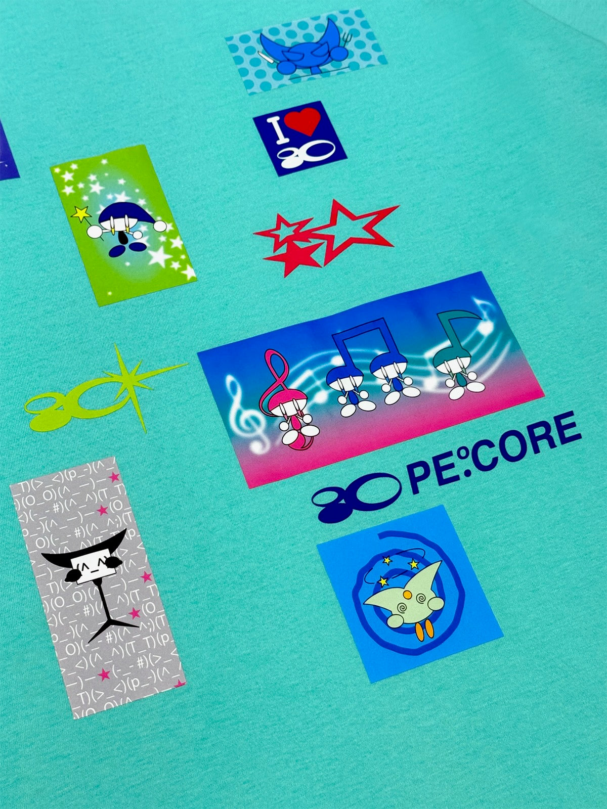 PE.°CORE POP COLLAGE TEE MNT