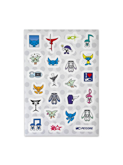 PE.°CORE CHARACTER STICKER SHEET