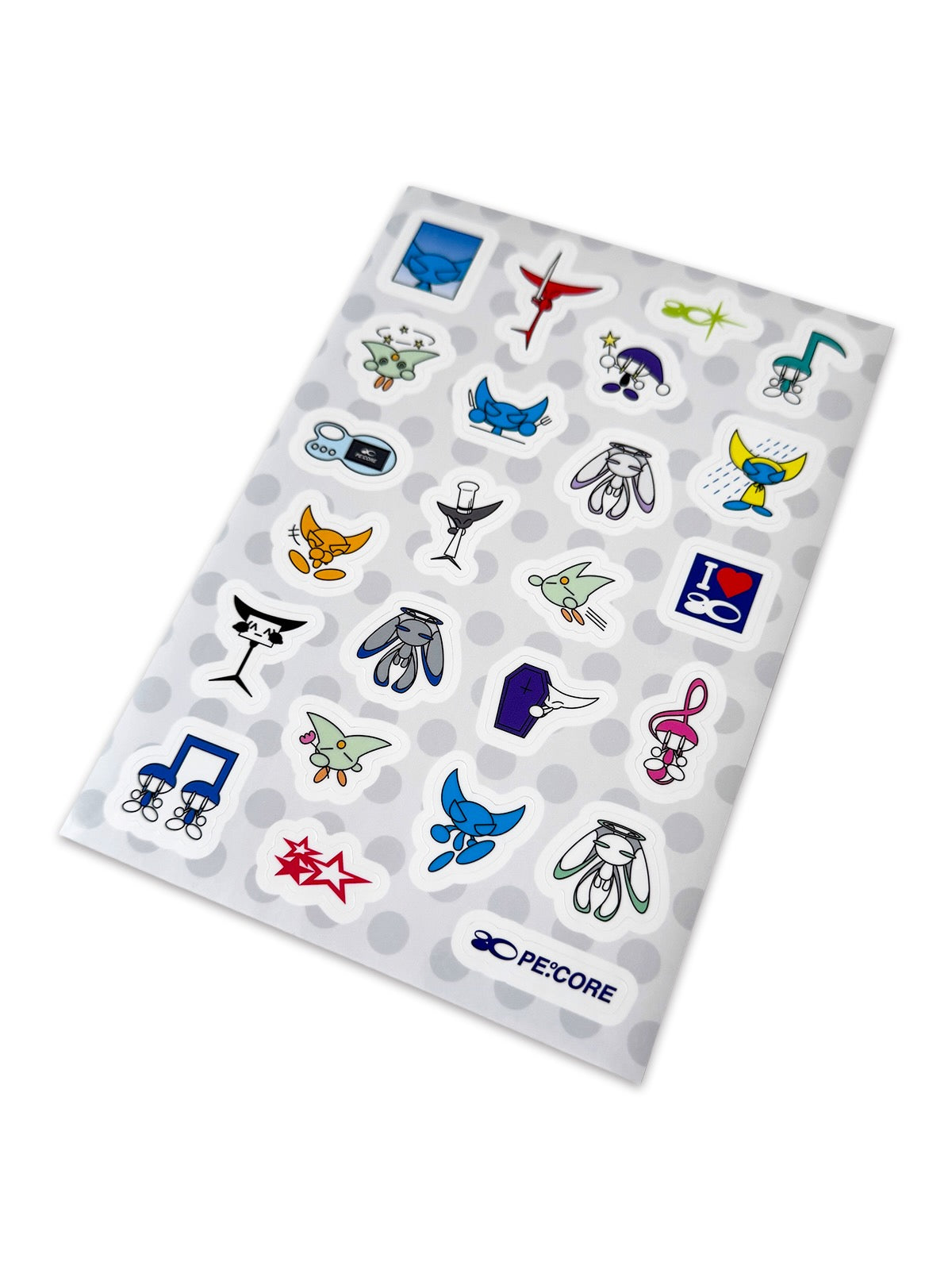 PE.°CORE CHARACTER STICKER SHEET