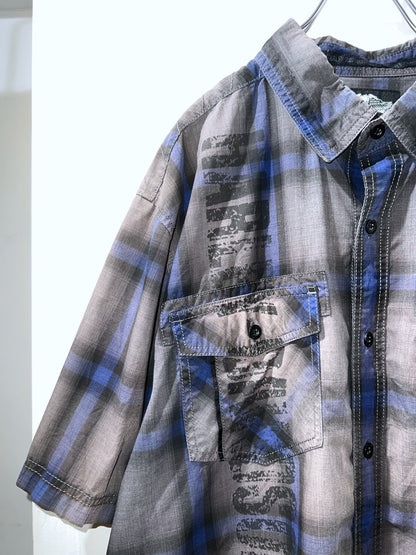 Harley Davidson Graphic Plaid Shirt
