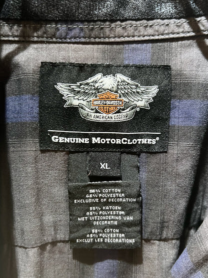 Harley Davidson Graphic Plaid Shirt