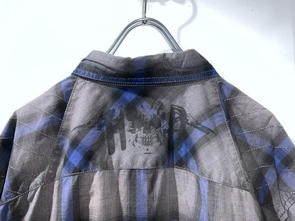 Harley Davidson Graphic Plaid Shirt