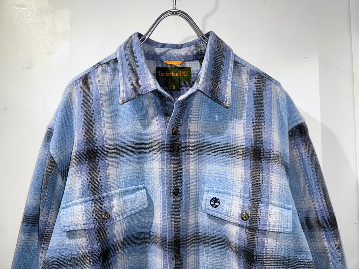 Timberland Ombre Check Flannel Shirt