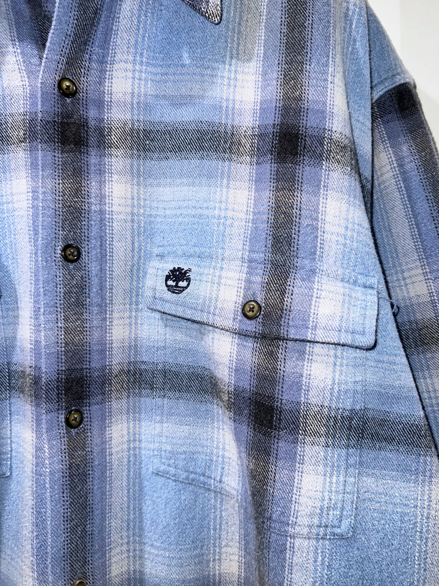 Timberland Ombre Check Flannel Shirt