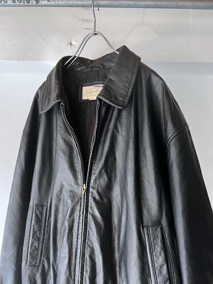 Old St. Johns Bay Leather Drizzler Jacket