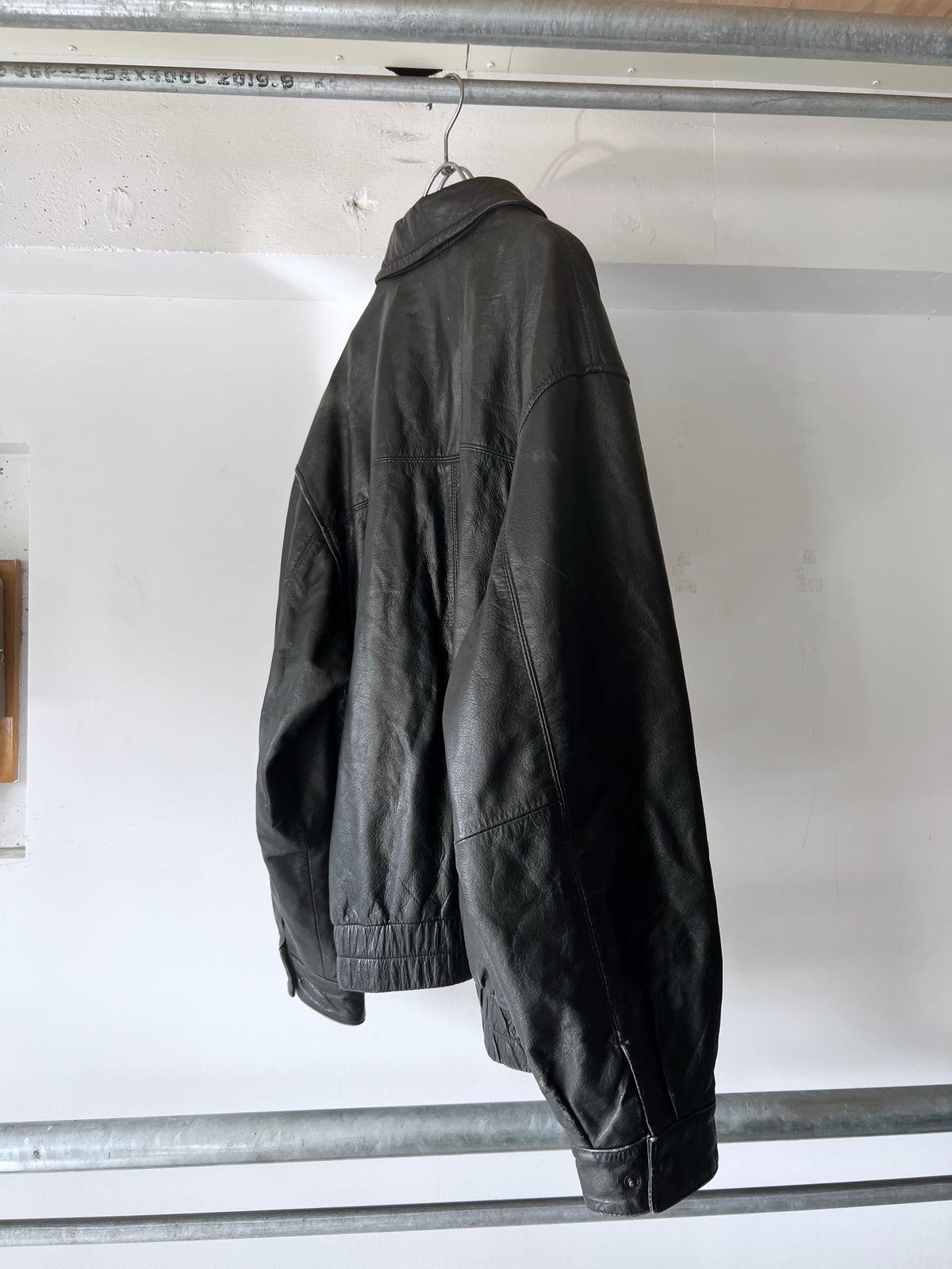 Old St. Johns Bay Leather Drizzler Jacket