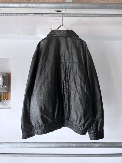 Old St. Johns Bay Leather Drizzler Jacket