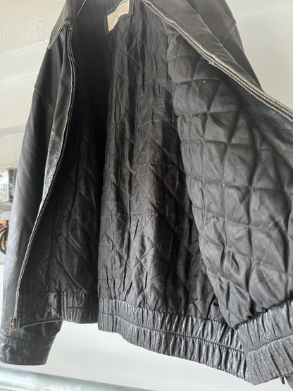 Old St. Johns Bay Leather Drizzler Jacket