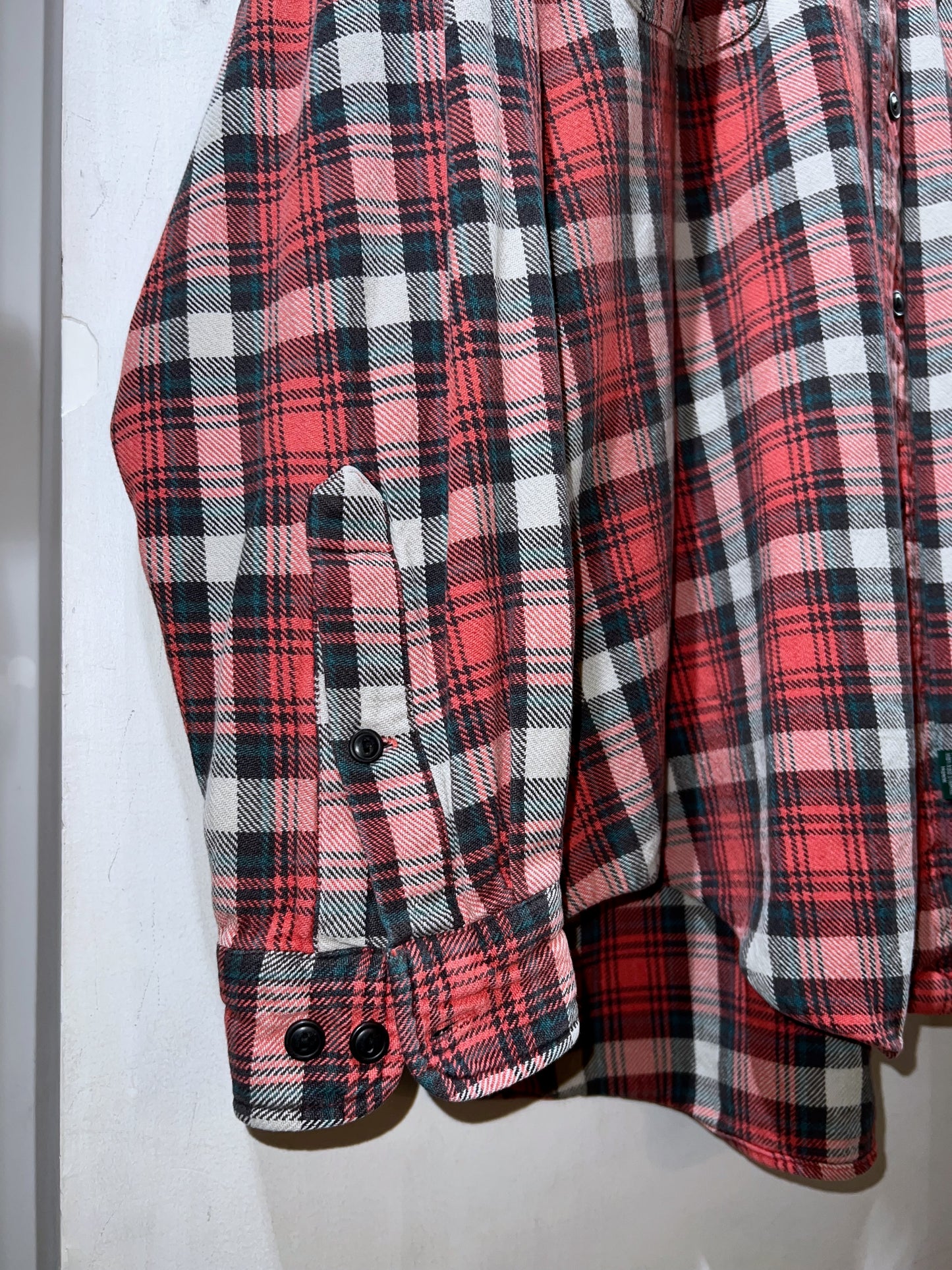 American Eagle Sepia Red Cotton Plaid Shirt