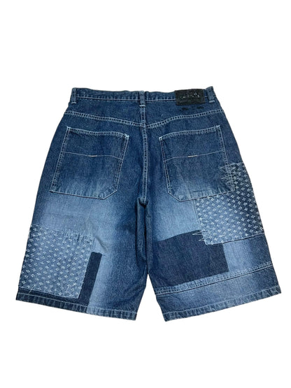 SOUTHPOLE Patchwork Denim Shorts