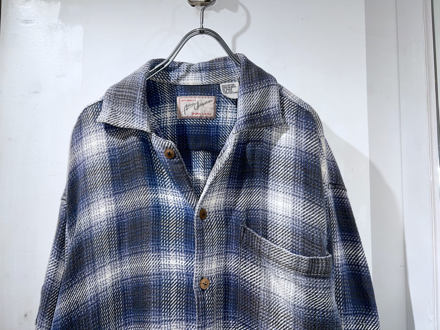 Old Boxy Plaid Shirt