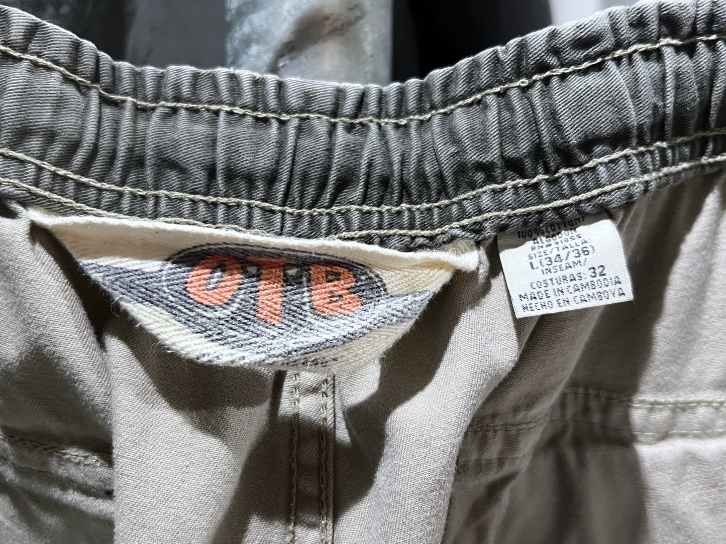 00's OTB Cotton Wide Cargo Pants