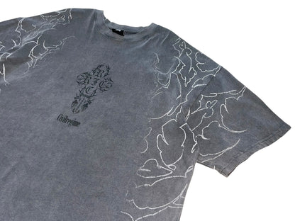 Bristol Black Oversized Printed Tee