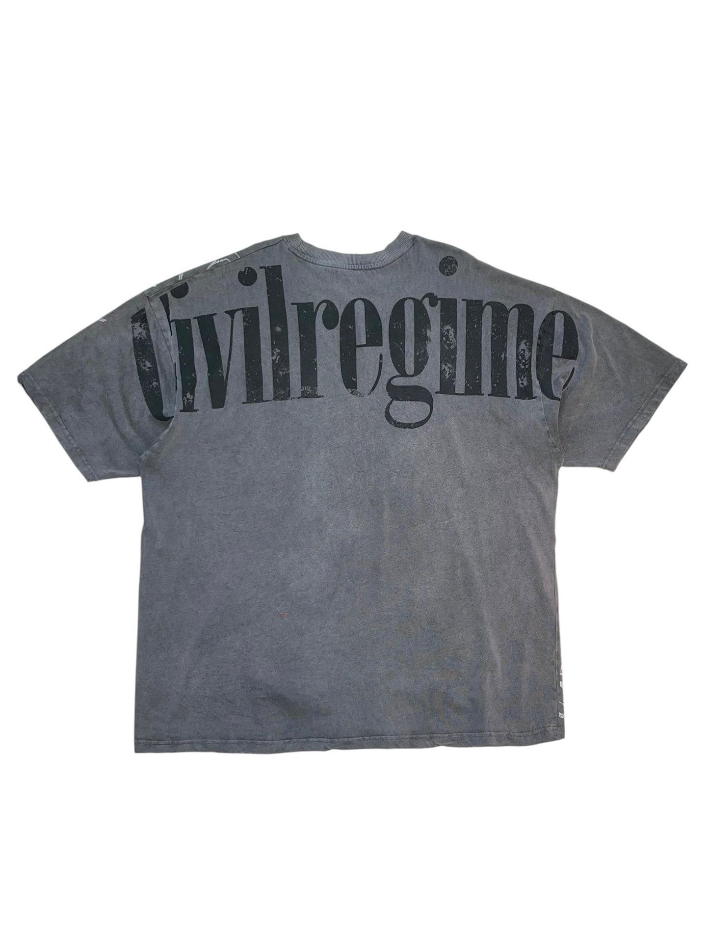 Bristol Black Oversized Printed Tee