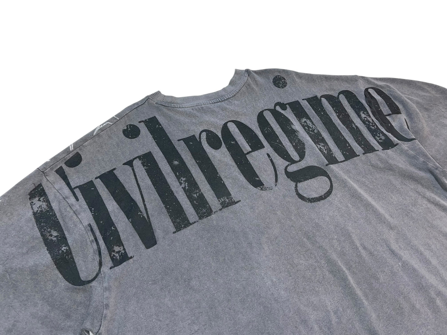 Bristol Black Oversized Printed Tee