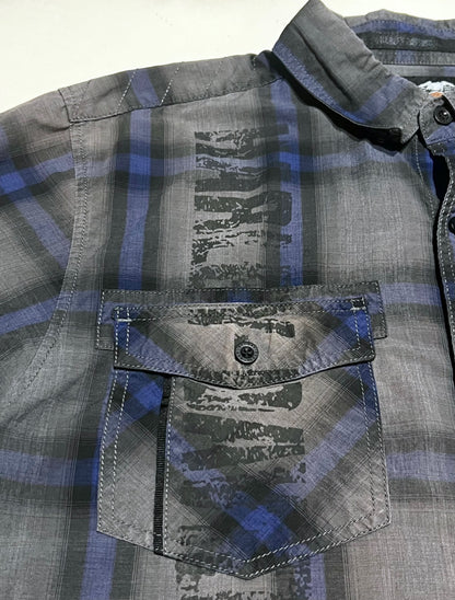 Harley Davidson Graphic Plaid Shirt