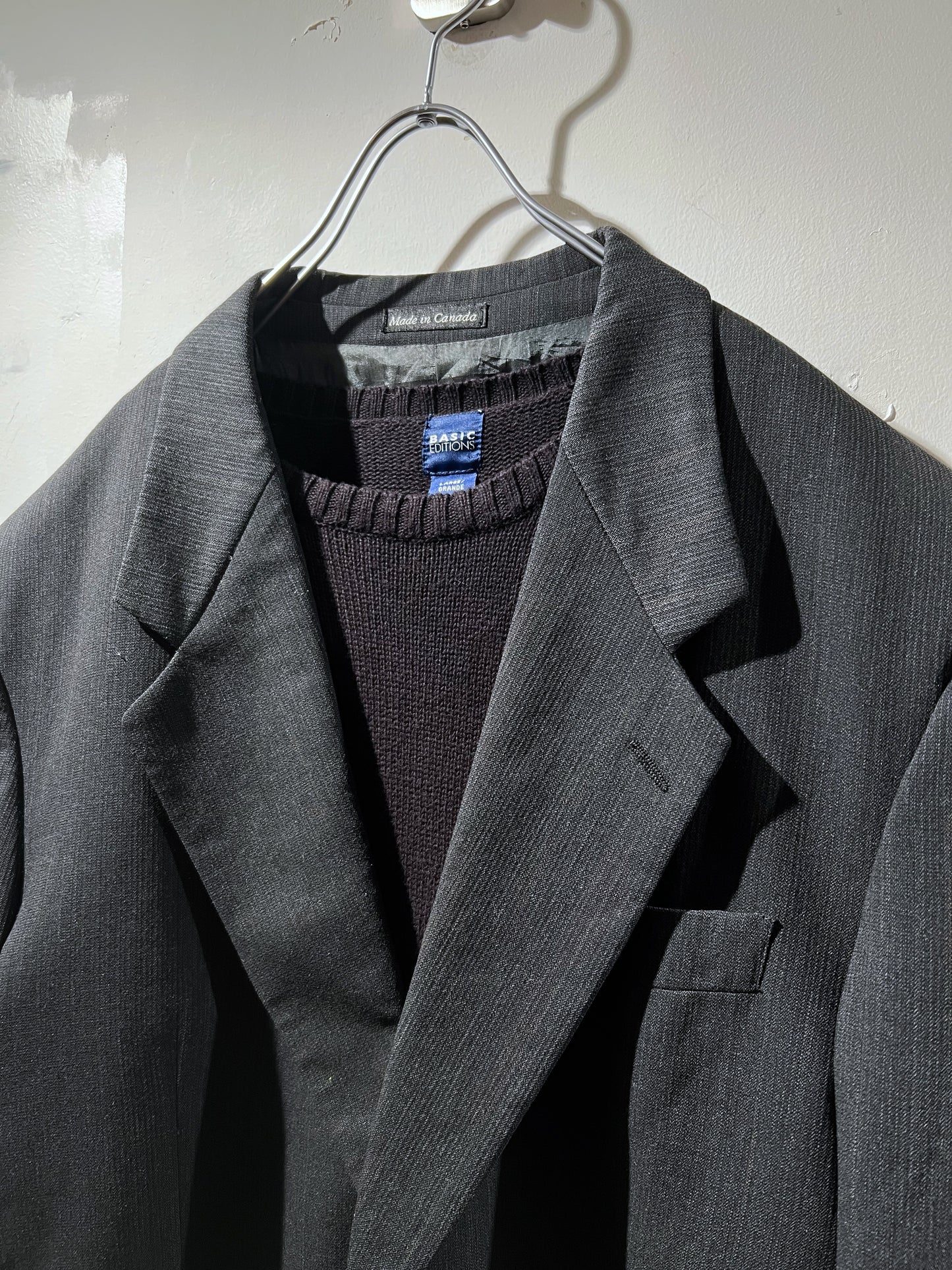 Vintage Yves Saint Laurent Gray Tailored Jacket
