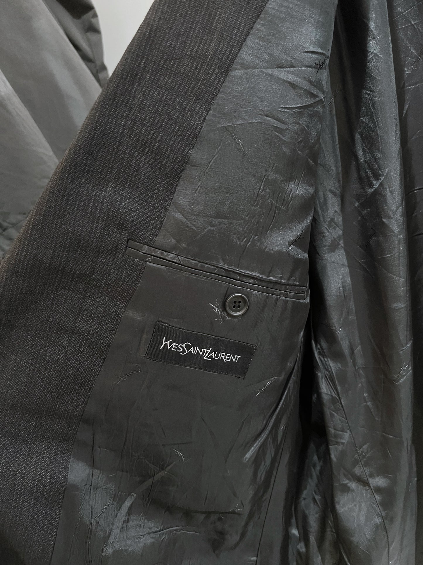Vintage Yves Saint Laurent Gray Tailored Jacket