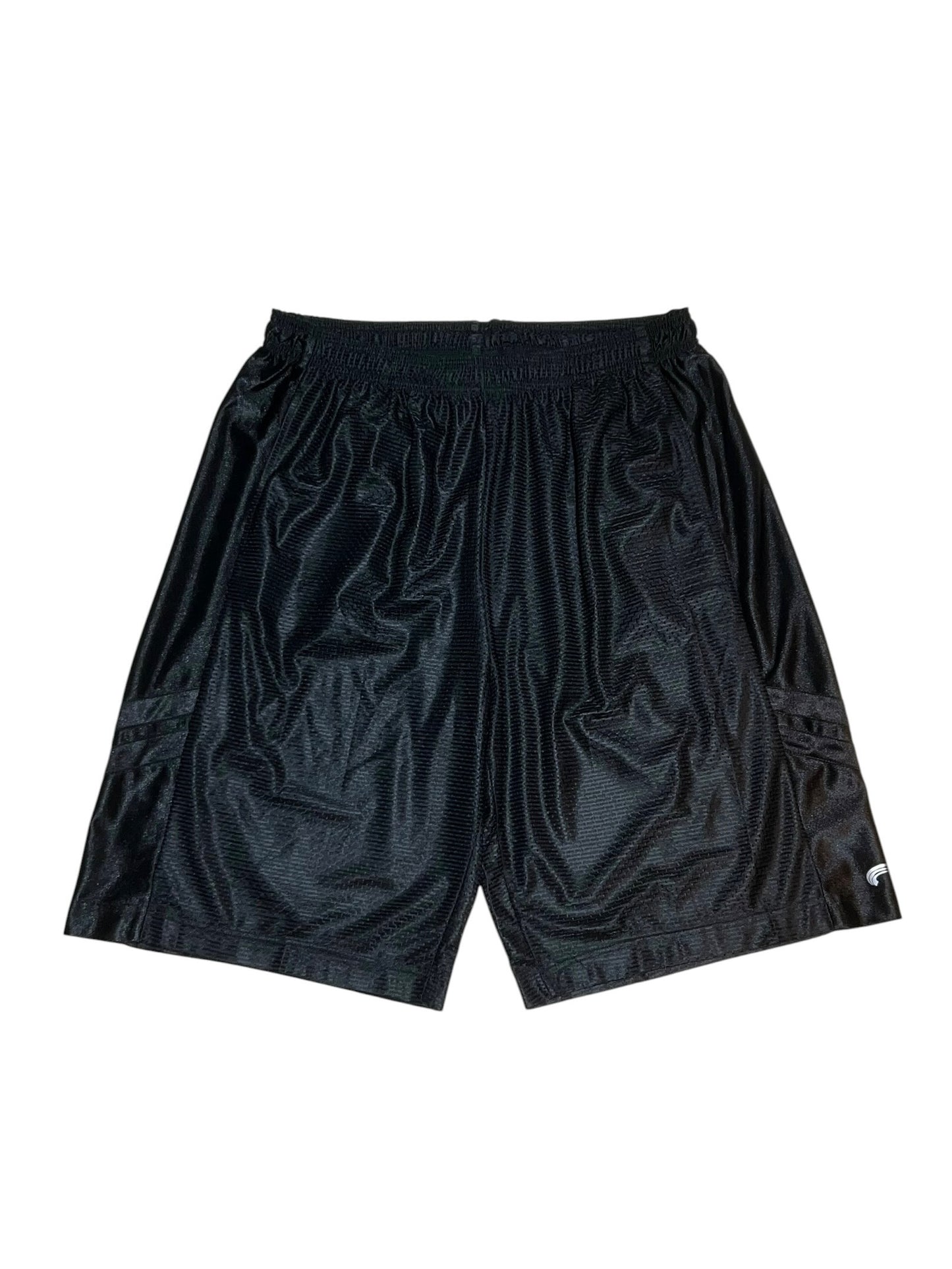 00s Gross Black Wide Court Shorts