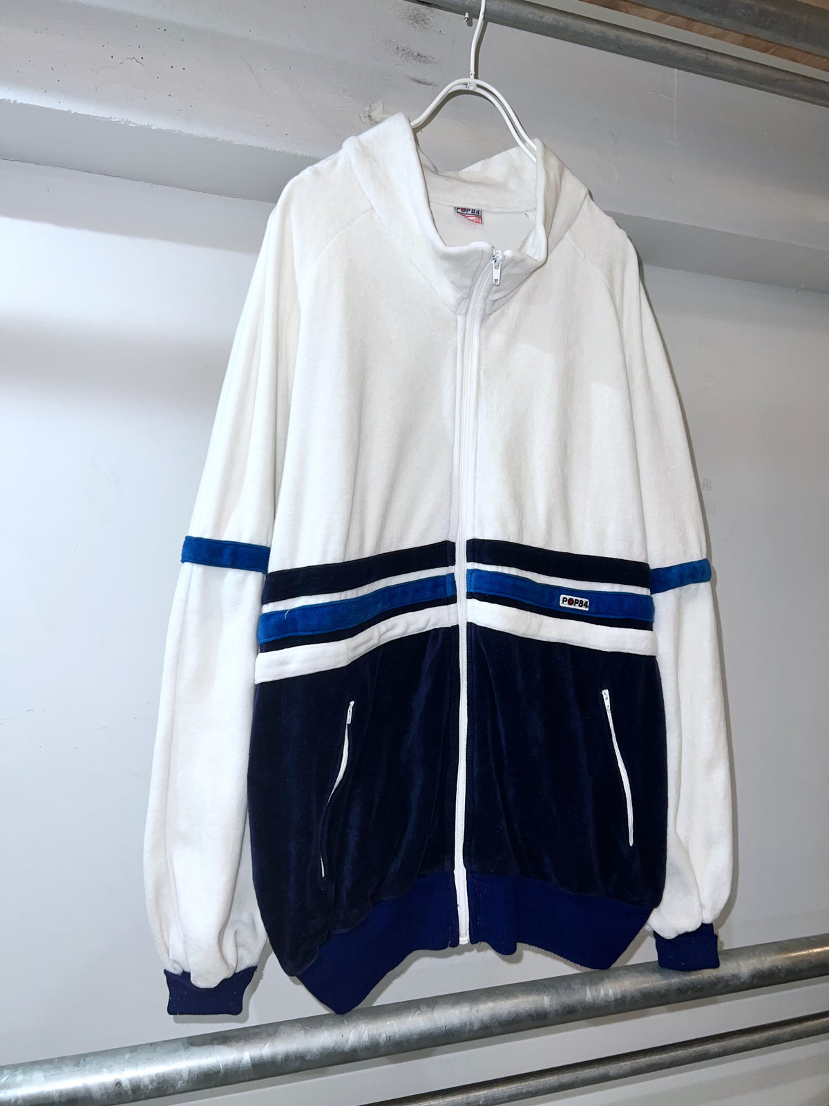 Old Euro Pop84 Velour Track Jacket