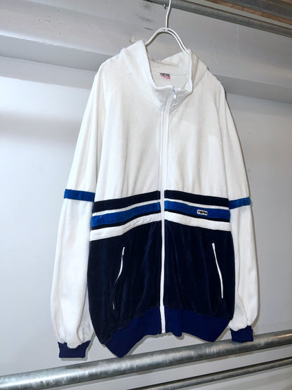 Old Euro Pop84 Velour Track Jacket