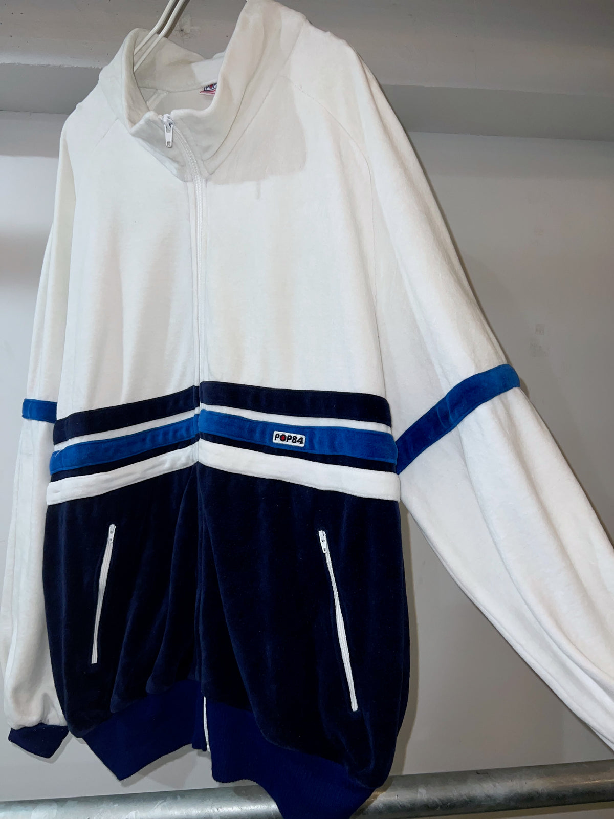 Old Euro Pop84 Velour Track Jacket