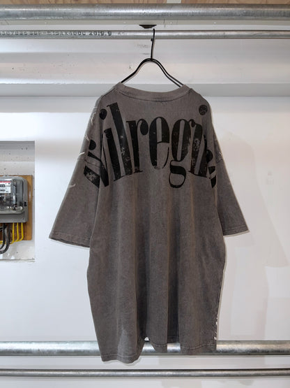Bristol Black Oversized Printed Tee