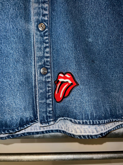 90s Pure Gear Heavyweight Gimmick Denim Shirt Jacket