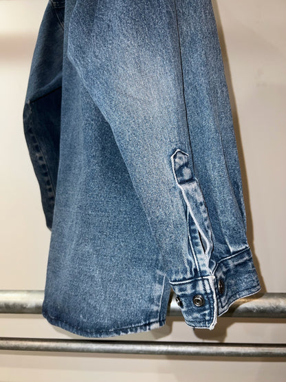 90s Pure Gear Heavyweight Gimmick Denim Shirt Jacket