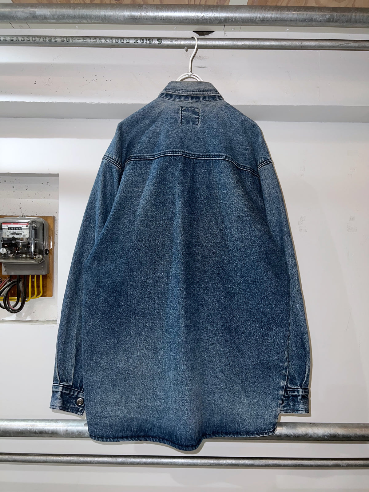 90s Pure Gear Heavyweight Gimmick Denim Shirt Jacket