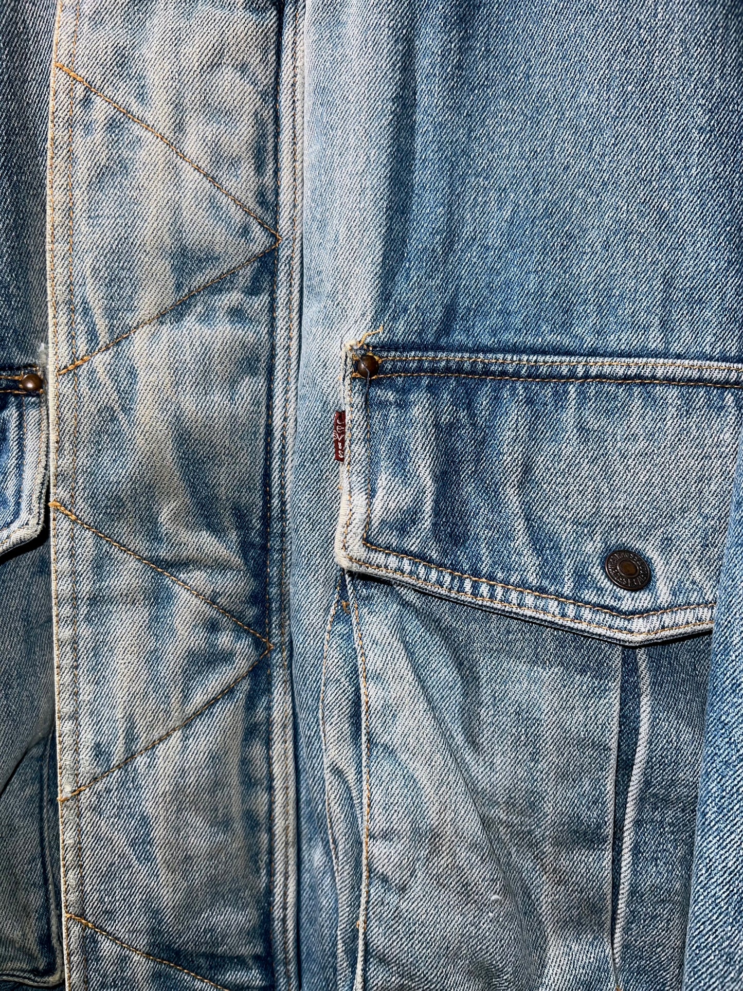 Old Levi's Denim Boa Jacket