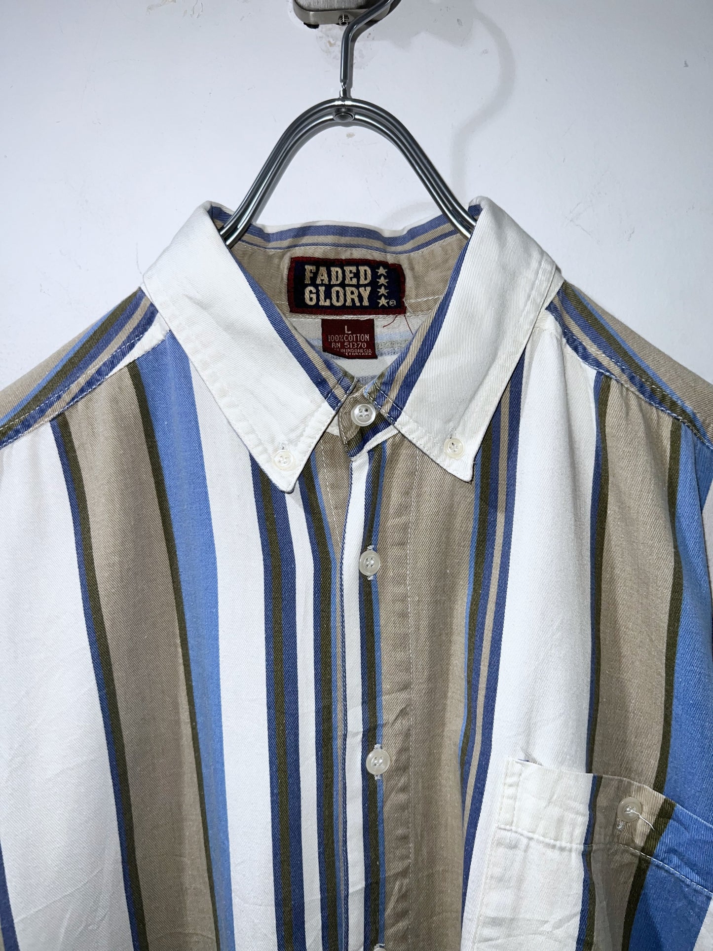 Faded Glory Multi Striped Shirt