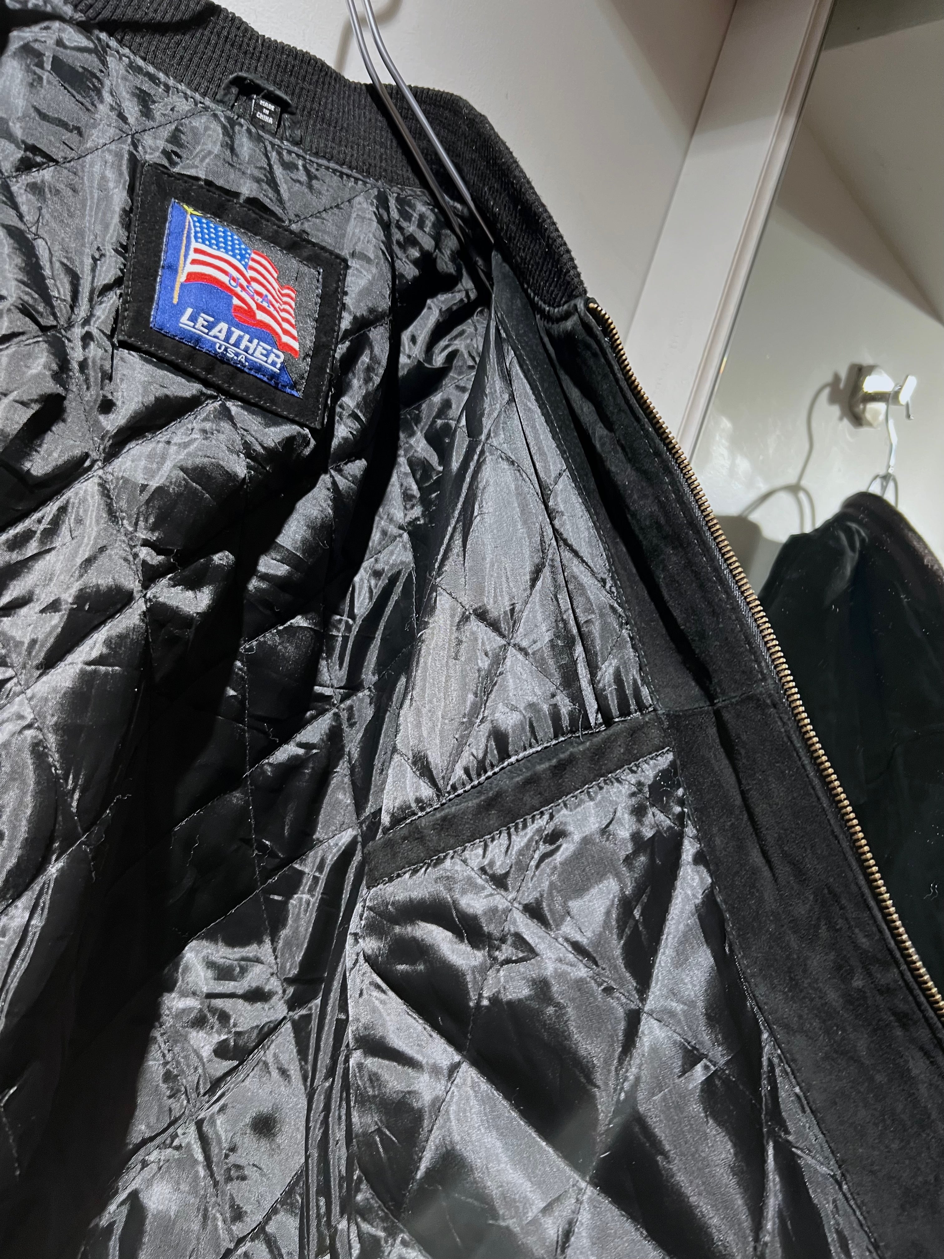 00's Vintage Suede Leather Zip-Up Blouson – BUSINESS AS USUAL