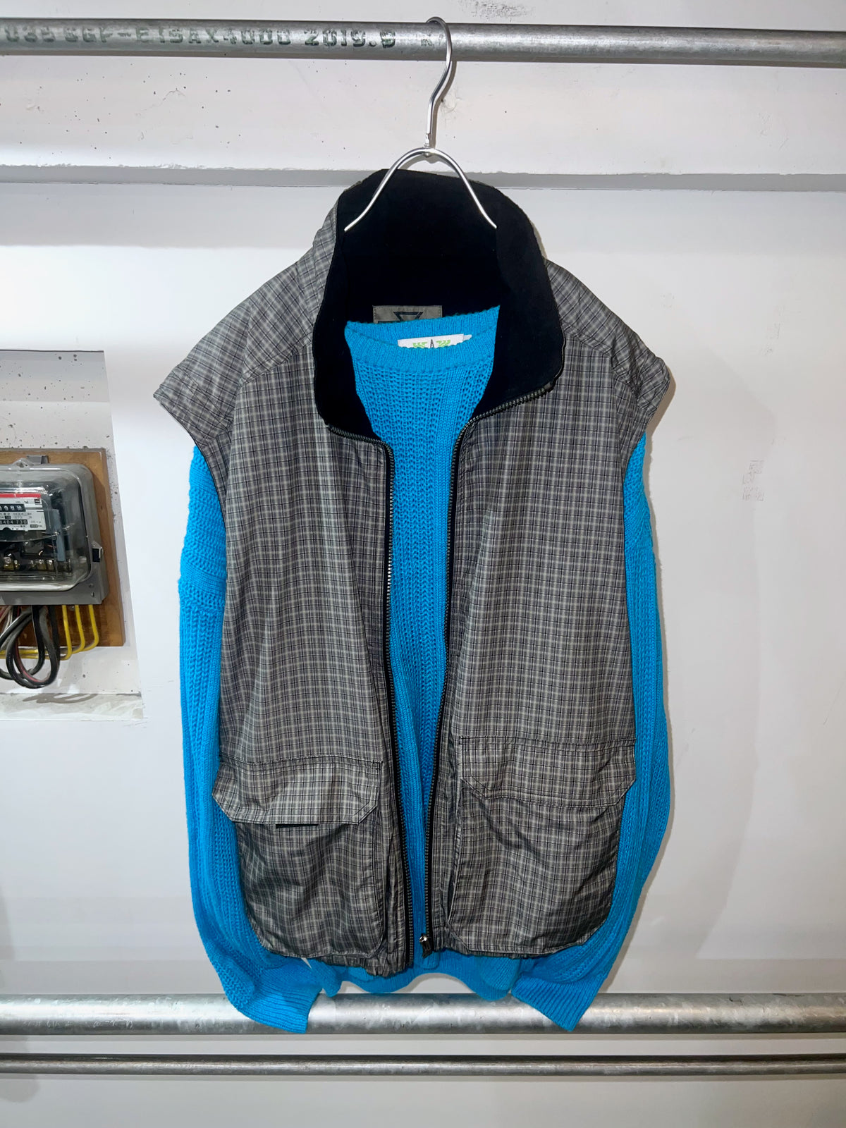 Old Bright Sea Blue Lowgauge Sweater