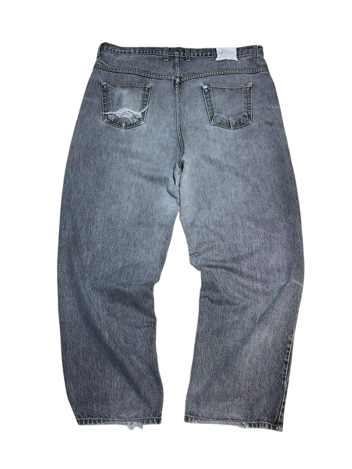 00s C'est Toi Loose Straight Distressed Denim Pants