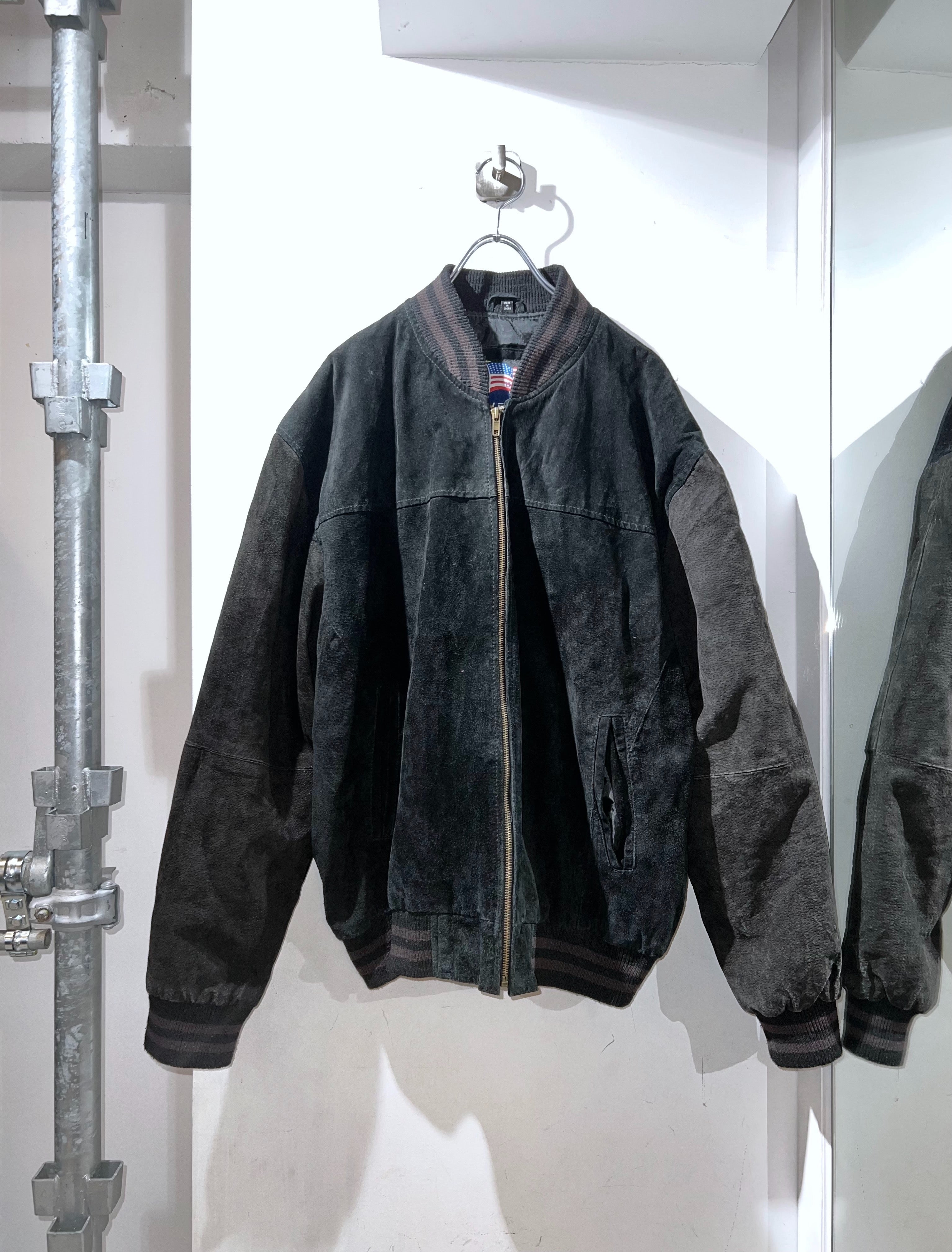 vintage suède jacket スエードジャケット TALONジッパー Vintage 70s Wellington Sherpa Rancher Suede Jacket Size 40